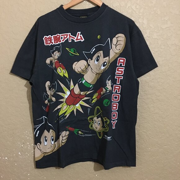Changes Other - Astro Boy Mighty Atom Japanese Anime All Over Print AOP T-Shirt Large (Tag XL)